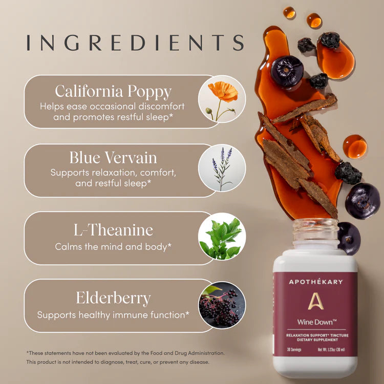 APOTHEKARY Wine Down