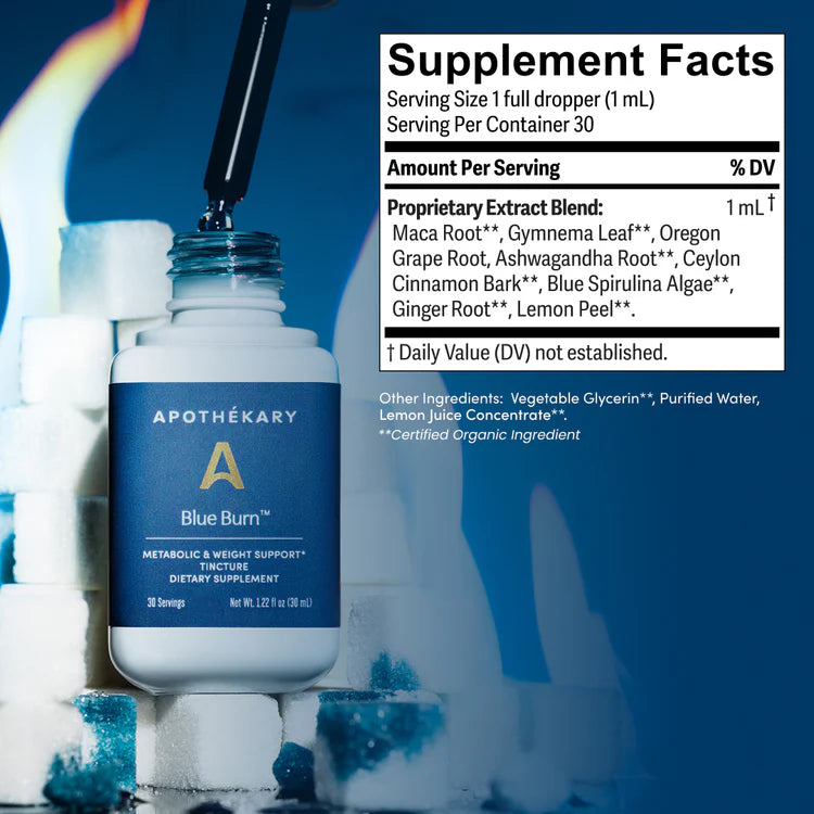 APOTHEKARY Blue Burn